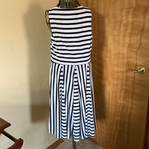 Darling Alfani Sleeveless Fit&Flare Striped Dress - Picture 2 of 6